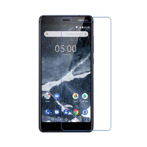 Nokia 5.1 Displayschutzfolie 9H Verbundglas Panzer Schutz Glas Tempered Glas