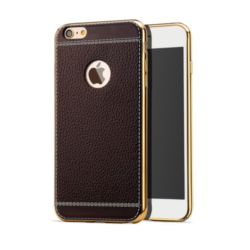 Handy H�lle f�r Apple iPhone XS Schutz Case Tasche Bumper Etuis Kunstleder Braun