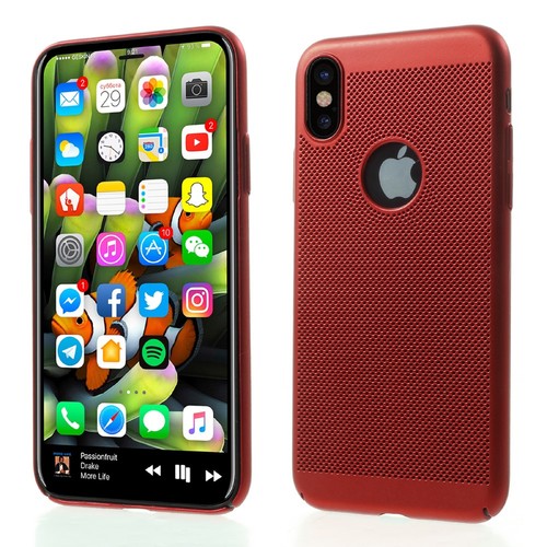 Handy H�lle f�r Apple iPhone XS Schutzh�lle Case Tasche Cover Etui Rot