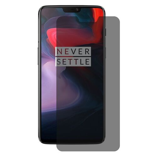 OnePlus 6 Blickschutz Panzer Schutz Glas Anti-Spy Glasfolie 9H - 3 St�ck