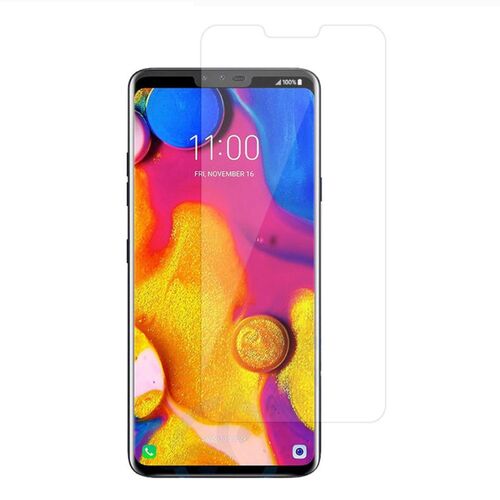 LG V40 ThinQ Panzer Schutz Display Glas Panzerfolie 9H Echtglas - 5 St�ck