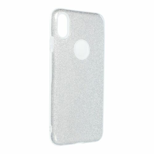 Apple iPhone XS Max Handyh�lle Case H�lle Silikon Glitzer Silber