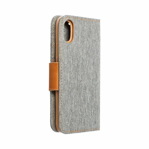 Apple iPhone XS Max Tasche Handy H�lle Schutz-Cover Flip-Case Grau