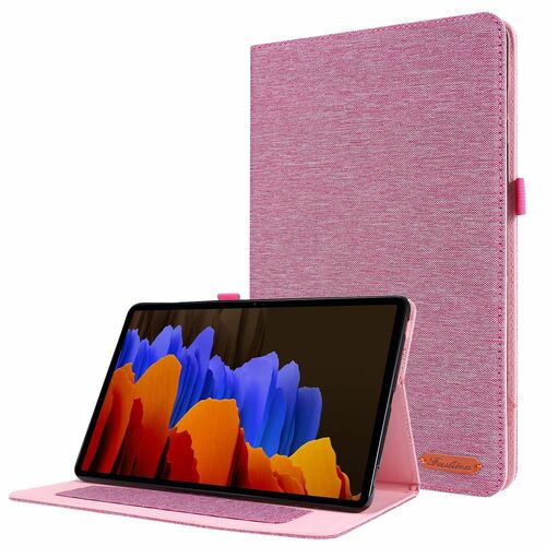 Samsung Galaxy Tab S7 FE Schutzh�lle H�lle Case Tasche Klapph�lle Rosa