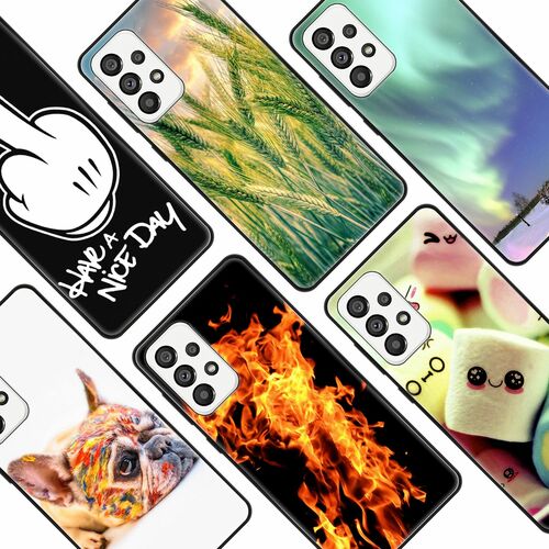 Handyh�lle Schutzh�lle f�r Samsung Galaxy A73 5G Case Cover Tasche Bumper Etuis TPU