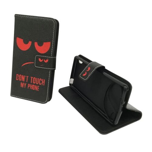  Handyh�lle Tasche f�r Case Handy Sony Xperia XA Dont Touch My Handy Rot