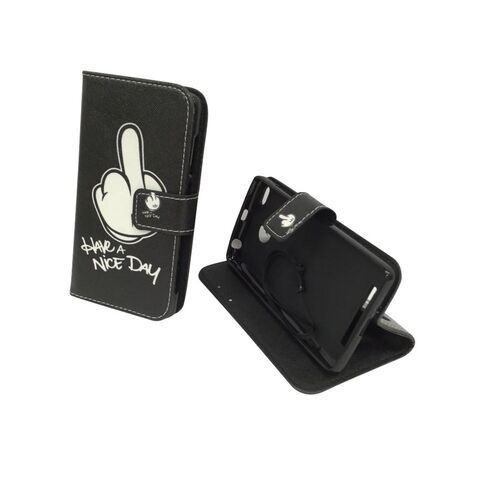  Handyh�lle Tasche f�r Case Handy Xiaomi Redmi 3s Mittelfinger