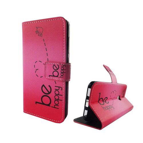  Handyh�lle Tasche f�r Case Handy Google Pixel Be Happy Pink
