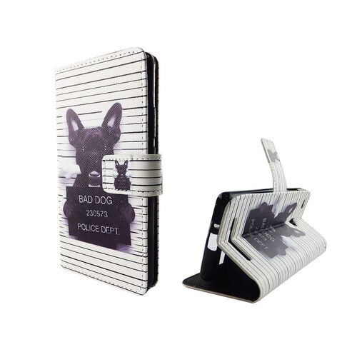  Handyh�lle Tasche f�r Case Handy Xiaomi Redmi 3s B�ser Hund Wei�