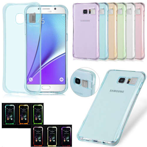  Handy H�lle LED Licht bei Anruf Case Cover Bumper Schutzh�lle Etuis Schale Neu