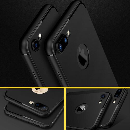 Slim Cover Matte Tasche Case Case Handy H�lle Schutz f�r iPhone 6s 7 plus Panzer Schutz Glas