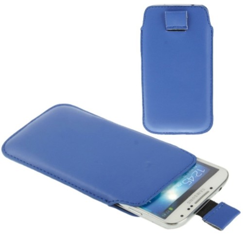  Handyh�lle Tasche Slide f�r Case Handy Samsung Galaxy S5 / S5 Neo Blau