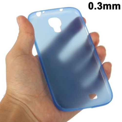 TPU Schutzh�lle ultrad�nn 0,3mm  f�r Samsung Galaxy S 4 i9500 (blau)