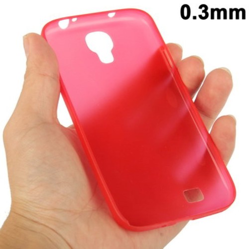TPU Schutzh�lle ultrad�nn 0,3mm  f�r Samsung Galaxy S 4 i9500 (rot)