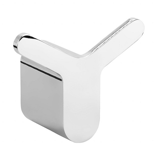 BORGANIC Doppelkleiderhaken Edelstahl poliert 68x58x39 mm f�r Bad & K�che >> zum Bohren