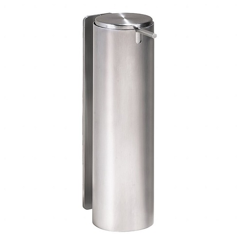 BIVA Seifenspender Edelstahl matt 66x235x120 mm, 600 ml f�r Bad & K�che >> zum Kleben