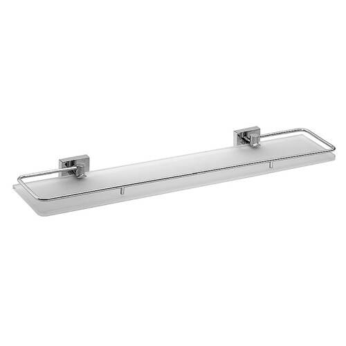 META Glasablage Messing Chrom poliert 600x55x130 mm f�r Bad & K�che >> zum Bohren