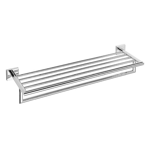 META Handtuchablage Messing Chrom poliert 655x100x215 mm f�r Bad & K�che >> zum Bohren