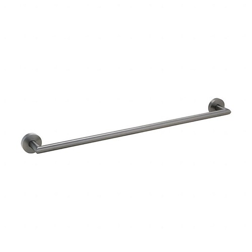 BAPHIT Handtuchhalter Messing Metallic Grau matt 655x55x65 mm fr Bad & Kche >> zum Bohren oder Kleben