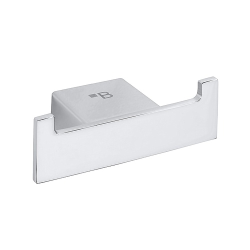 BIA Doppelkleiderhaken Messing Chrom 80x28x39 mm f�r Bad & K�che >> zum Bohren