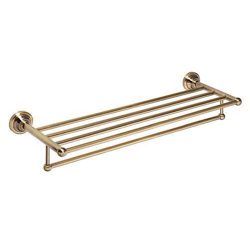 BETRO BRONZE Handtuchablage Messing Bronze 665x120x225 mm f�r Bad & K�che >> zum Bohren