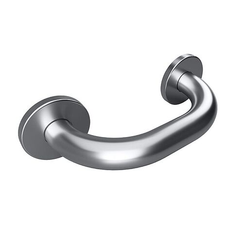 BELP Haltegriff Edelstahl geb�rstet mit Abdeckung 280x80x106 mm, 120 kg Traglast f�r Bad & WC >> zum Bohren