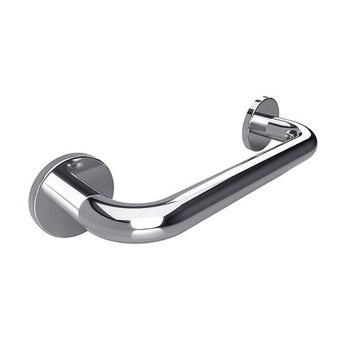 BELP Haltegriff Edelstahl poliert mit Abdeckung 380x80x106 mm, 120 kg Traglast f�r Bad & WC >> zum Bohren