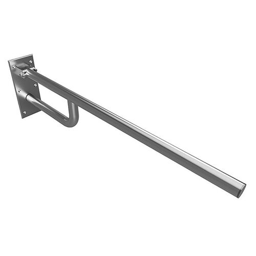 BELP St�tzklappgriff Edelstahl geb�rstet 100x250x860 mm, 120 kg Traglast f�r Bad & WC >> zum Bohren