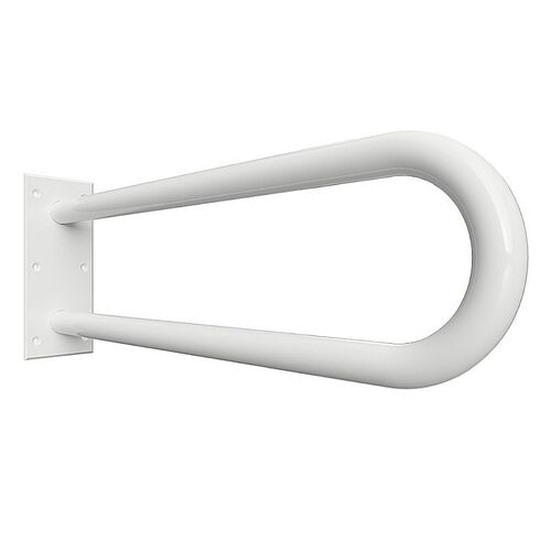 BELP St�tzgriff in U-Form Eisen Wei� 100x250x616 mm, 120 kg Traglast f�r Bad & WC >> zum Bohren