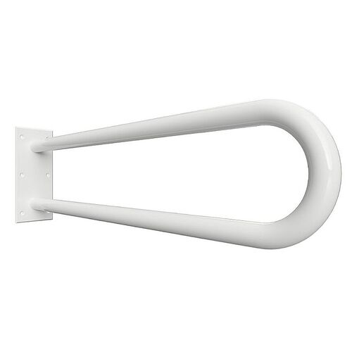 BELP St�tzgriff in U-Form Eisen Wei� 100x250x766 mm, 120 kg Traglast f�r Bad & WC >> zum Bohren