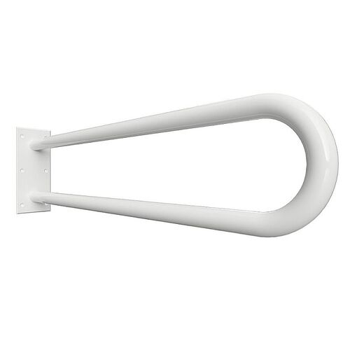 BELP St�tzgriff in U-Form Eisen Wei� 100x250x829 mm, 120 kg Traglast f�r Bad & WC >> zum Bohren