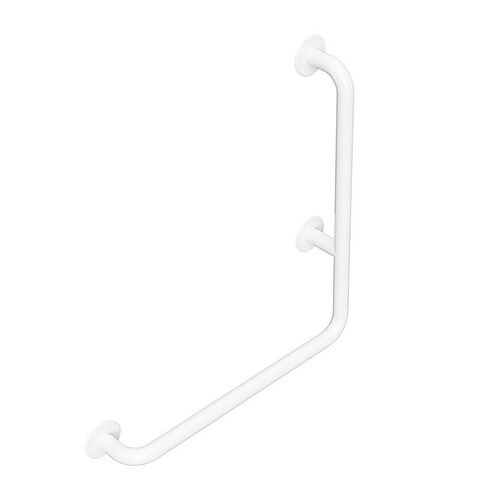 BELP Haltegriff Rechts Eisen Wei� 625x675x110 mm, 120 kg Traglast f�r Bad & WC >> zum Bohren