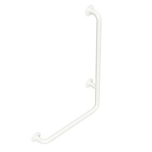 BELP Haltegriff Rechts Eisen Wei� 625x885x110 mm, 120 kg Traglast f�r Bad & WC >> zum Bohren