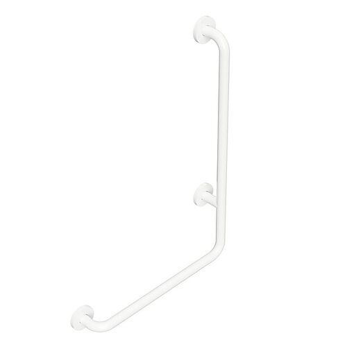 BELP Haltegriff Rechts Eisen Wei� mit Abdeckung 630x890x110 mm, 120 kg Traglast f�r Bad & WC >> zum Bohren