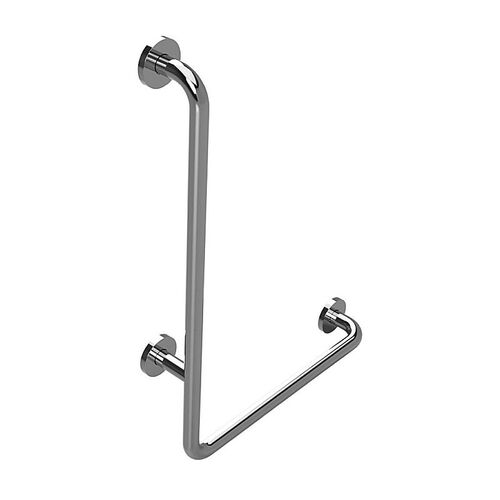 BELP Haltegriff Links Edelstahl poliert mit Abdeckung 630x890x110 mm, 120 kg Traglast f�r Bad & WC >> zum Bohren