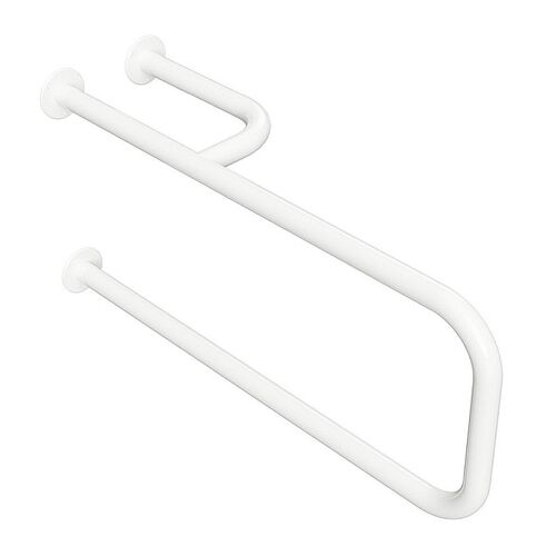 BELP St�tzgriff Rechts Eisen Wei� 230x375x776 mm, 120 kg Traglast f�r Bad & WC >> zum Bohren