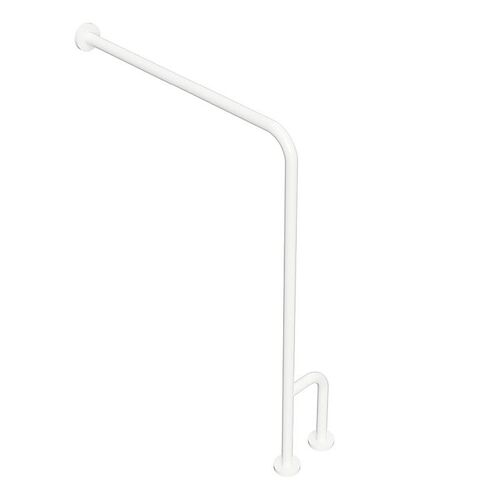 BELP St�tzgriff Rechts Eisen Wei� mit Abdeckung 230x866x840 mm, 120 kg Traglast f�r Bad & WC >> zum Bohren