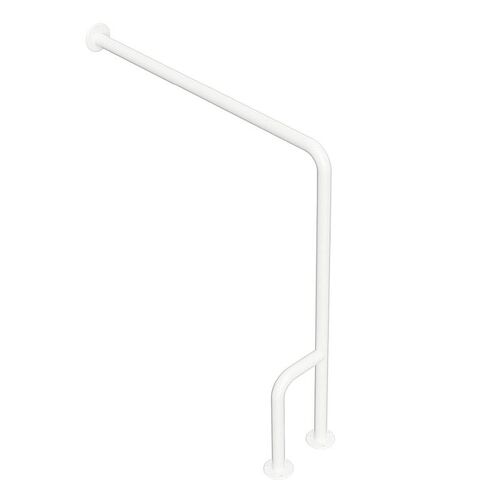 BELP St�tzgriff Links Eisen Wei� 230x866x840 mm, 120 kg Traglast f�r Bad & WC >> zum Bohren