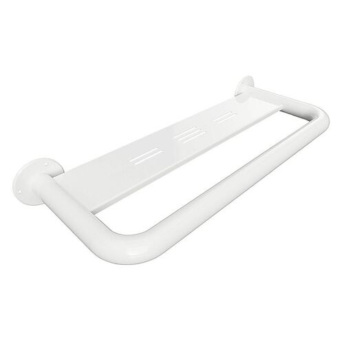 BELP Griff Eisen Wei� 575x75x220 mm, 120 kg Traglast f�r Bad & WC >> zum Bohren