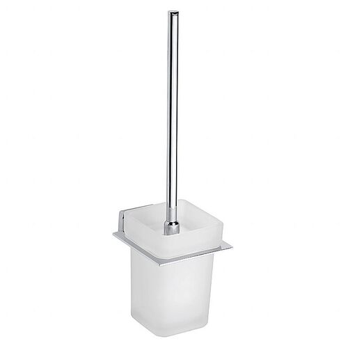 BIKI WC-B�rstengarnitur Chrom Glas poliert 105x375x135 mm f�r Bad & WC >> zum Bohren