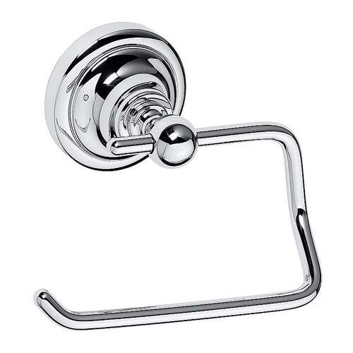 BETRO CHROM Papierrollenhalter ohne Deckel Messing Chrom 135x100x90 mm f�r Bad & WC >> zum Bohren