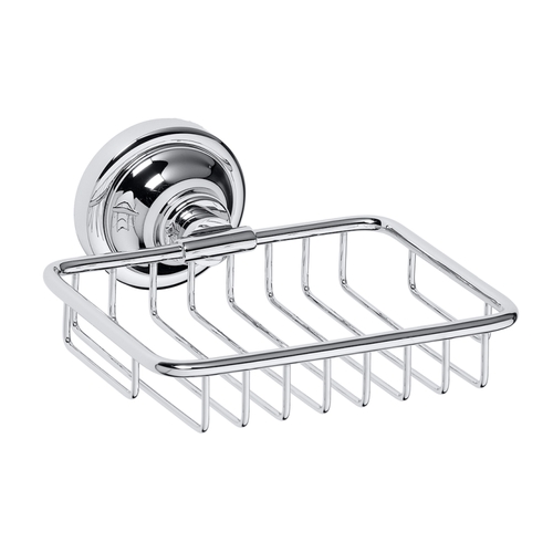 BETRO CHROM Seifenkorb Messing Chrom 140x65x142 mm f�r Bad & K�che >> zum Bohren