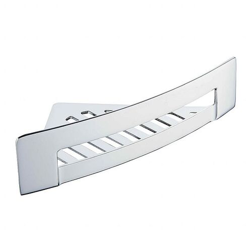 BYTRO Eckseifenkorb Edelstahl Chrom 160x280x75 mm f�r Bad & WC >> zum Bohren