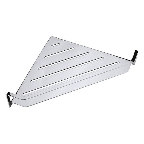 BYTRO Eckseifenkorb Edelstahl Chrom poliert 205x340x65 mm f�r Bad & WC >> zum Bohren