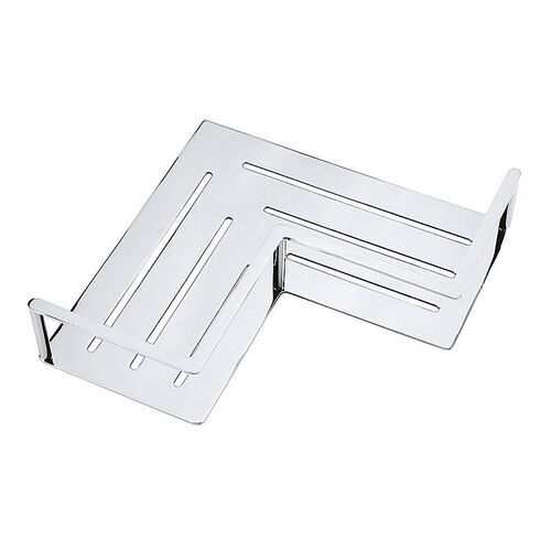 BYTRO Eckseifenkorb Edelstahl Chrom poliert 250x335x65 mm f�r Bad & WC >> zum Bohren