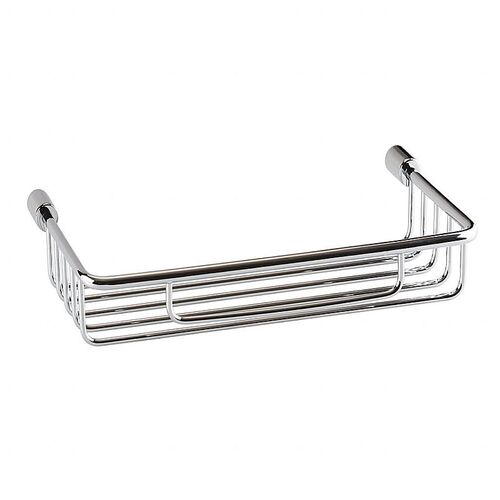 BYTRO Seifenkorb Messing Chrom poliert 100x155x25 mm f�r Bad & WC >> zum Bohren