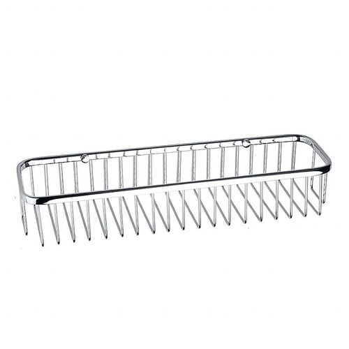 BYTRO Seifenkorb Messing Chrom poliert 120x405x70 mm f�r Bad & WC >> zum Bohren