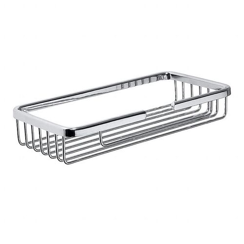 BYTRO Seifenkorb Messing Chrom poliert 100x230x30 mm f�r Bad & WC >> zum Bohren