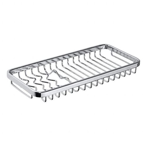 BYTRO Seifenkorb Messing Chrom poliert 130x300x30 mm f�r Bad & WC >> zum Bohren