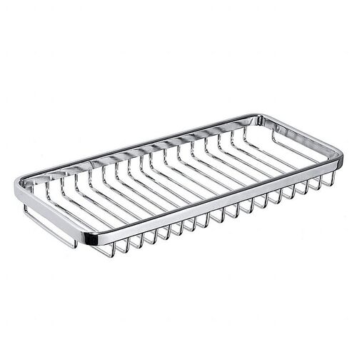 BYTRO Seifenkorb Messing Chrom poliert 145x305x40 mm f�r Bad & WC >> zum Bohren